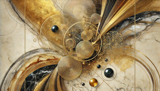 Lüks Soyut Duvar Posteri - LS004