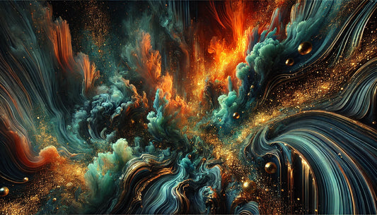 Lüks Soyut Duvar Posteri - LN008